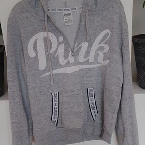 PINK Victoria's Secret Gray Women's Hoodie